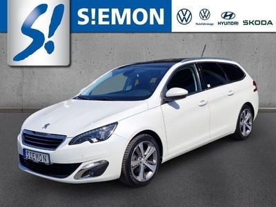 Weiss Gebraucht 2014 Peugeot 308 Allure Kombi | 7.930 € (Etwas zu teuer)