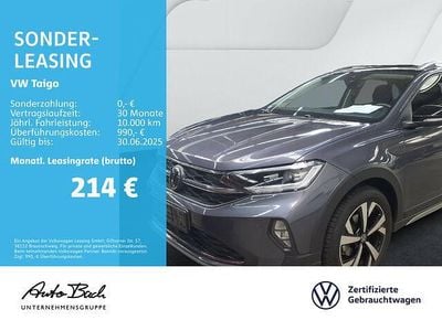 Gebraucht VW Taigo Style 116 PS (85 kW) 2024 Grau SUV