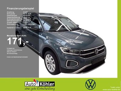 Gebraucht VW T-Roc Style 116 PS (85 kW) 2024 Petroleum blue SUV