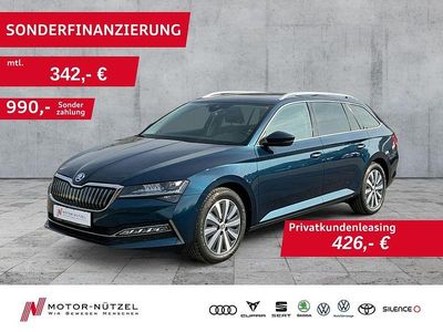 Gebraucht Skoda Superb Style 218 PS (160 kW) 2022 Lavablau metallic Kombi