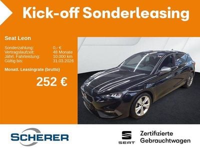 Gebraucht Seat Leon FR 150 PS (110 kW) 2025 Midnight schwarz metallic (metallic) Limousine