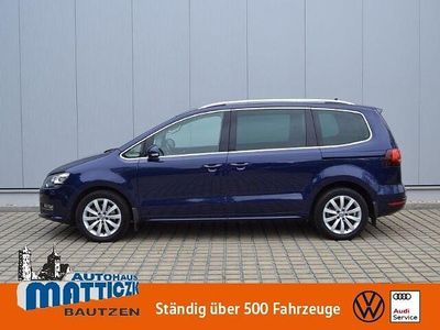 Second-hand VW Sharan Highline 150 CP (110 kW) 2019 Albastru Monovolum