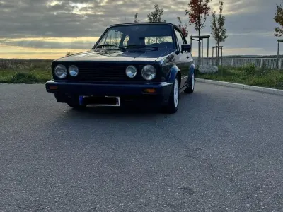 Brugt VW Golf Cabriolet 98 HK (72 kW) 1991 Blå Cabriolet