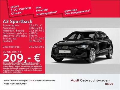 Second-hand Audi A3 Sport 116 CP (85 kW) 2025 Negru Berlinǎ