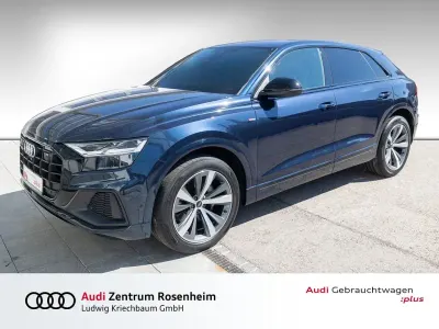 Gebraucht Audi Q8 S-Line 286 PS (210 kW) 2023 Waitomoblau metallic SUV