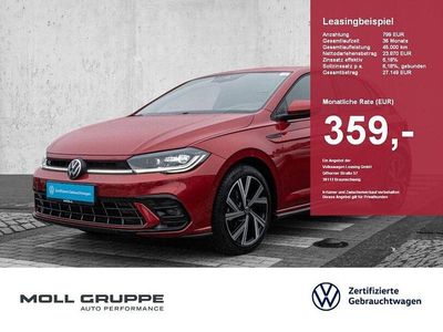 Second-hand VW Polo R-line 110 CP (80 kW) 2022 Roșu Hatchback