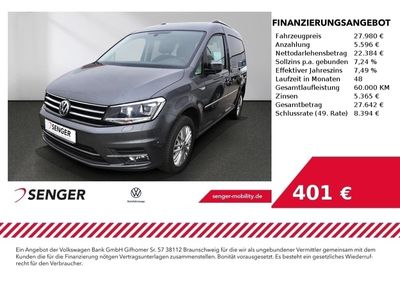 gebraucht VW Caddy Highline 1,4 TSI Rückfahrkamera Xenon DSG