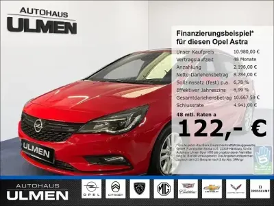 Brugt Opel Astra Dynamic 150 HK (110 kW) 2016 Rød Sedan