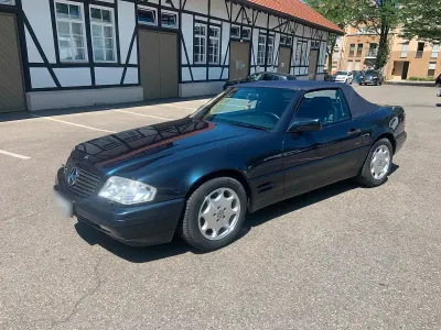 Gebraucht Mercedes SL320 231 PS (169 kW) 1996 Blau Cabrio
