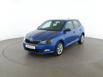 Gebraucht Skoda Fabia Joy 90 PS (66 kW) 2016 Blau Limousine