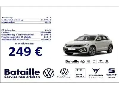Gebraucht VW T-Roc R-line 110 PS (80 kW) 2024 Grau SUV