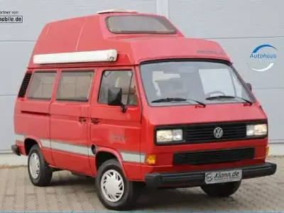 Brugt VW T3 69 HK (50 kW) 1986 Rød Van