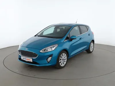 Gebraucht Ford Fiesta Titanium 101 PS (74 kW) 2018 Blau Kleinwagen