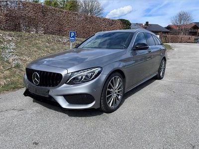 Usata Mercedes C250 AMG line 204 CV (150 kW) 2015 Grigio Station wagon