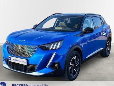 Gebraucht Peugeot e-2008 GT 100 kW (136 PS) 2021 Blau/typ aussenverkleidung met SUV