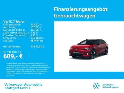 Gebraucht VW ID.7 GTX 250 kW (340 PS) 2025 Rot Kombi