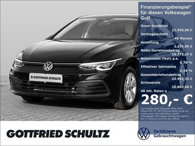 gebraucht VW Golf VIII VIII 1.5l TSI SHZ Navi LED Life