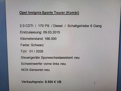 gebraucht Opel Insignia Sport Tourer