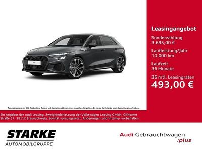 Gebraucht Audi A3 S-Line 200 PS (147 kW) 2023 Daytonagrau perleffekt Limousine
