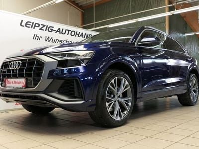 Gebraucht Audi Q8 S-Line 286 PS (210 kW) 2019 Navarrablau metallic SUV