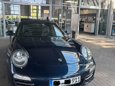 Gebraucht Porsche 911 Carrera 4 Cabriolet 345 PS (253 kW) 2010 Blau Cabrio