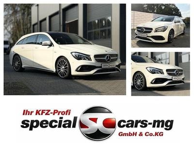 Calcitweiss/zirrusweiss Gebraucht 2018 Mercedes CLA220 Shooting Brake AMG Kombi | 21.890 € (Fairer Preis)