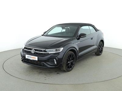 Gebraucht VW T-Roc Cabriolet R-line 150 PS (110 kW) 2023 Schwarz Cabrio