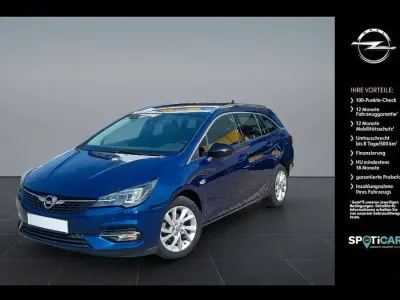 Gebraucht Opel Astra Elegance 122 PS (89 kW) 2022 Premium "nautic blau" Kleinwagen