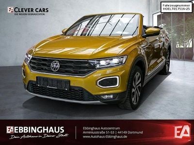 Gebraucht VW T-Roc Cabriolet Active 110 PS (80 kW) 2021 Gelb Cabrio