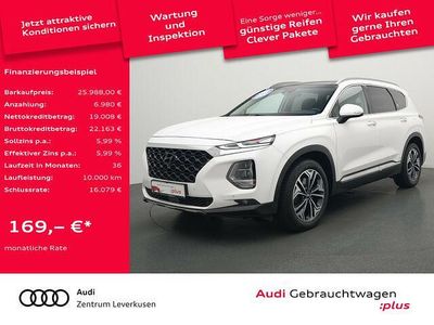 Gebraucht Hyundai Santa Fe Premium 200 PS (147 kW) 2019 Cream white SUV