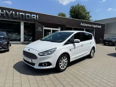 Gebraucht Ford S-MAX Titanium 179 PS (131 kW) 2018 Weiß Van / Kleinbus