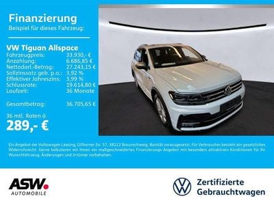 Gebraucht VW Tiguan Allspace Highline 200 PS (147 kW) 2021 Pure white SUV