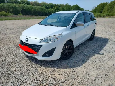 Gebraucht Mazda 5 Sports-Line 150 PS (110 kW) 2015 Weiß Van / Kleinbus