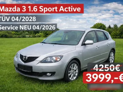 Usata Mazda 3 105 CV (77 kW) 2008 Argento Utilitaria