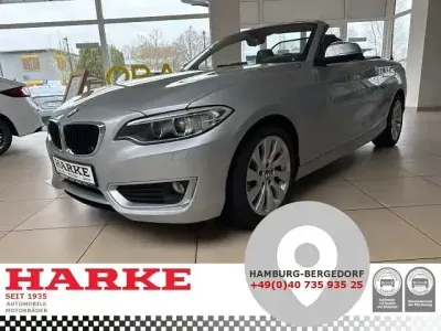 Brugt BMW 220 Advantage 184 HK (135 kW) 2017 Sølv Cabriolet