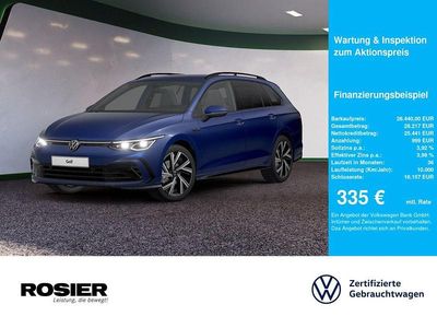 Usata VW Golf VIII R-line 150 CV (110 kW) 2023 Blu Station wagon