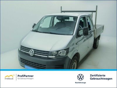 gebraucht VW Transporter T6T6 DOKA PRITSCHE LR*AHK*5-SITZE*KLIMA*STNDHZG*