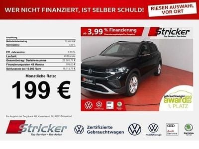 Gebraucht VW T-Cross Goal 116 PS (85 kW) 2025 Deep black perleffekt (metallic) SUV