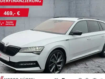 Używany Skoda Superb SportLine 200 KM (147 kW) 2024 Biały Kombi