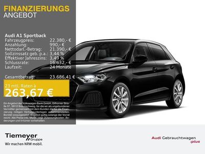 Gebraucht Audi A1 Sportback Advanced 116 PS (85 kW) 2025 Schwarz Kleinwagen
