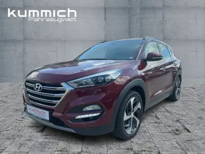 Gebraucht Hyundai Tucson Premium 177 PS (130 kW) 2016 Rot SUV