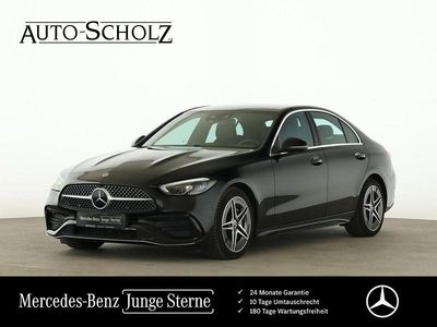 Gebraucht Mercedes C220 AMG 197 PS (144 kW) 2024 Schwarz Limousine