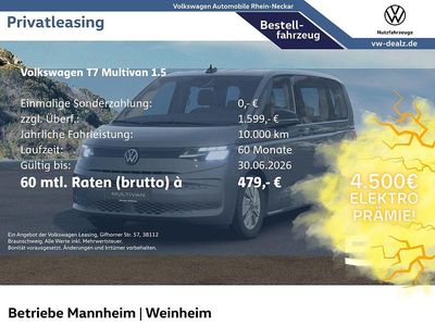 Neu VW Multivan 245 PS (180 kW) 2026 Grau Van
