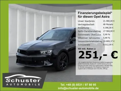 Gebraucht Opel Astra 131 PS (96 kW) 2024 Lackierung schwarz perla nera/ Kleinwagen