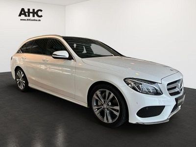 Gebraucht Mercedes C180 AMG 156 PS (114 kW) 2016 Unilack polarweiß Kombi