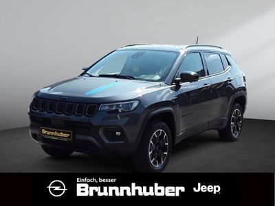 gebraucht Jeep Compass Trailhawk Hybrid Allrad Navi Soundsystem LED ACC E