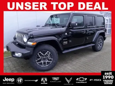 Gebraucht Jeep Wrangler Unlimited Sahara 272 PS (200 kW) 2024 Schwarz SUV