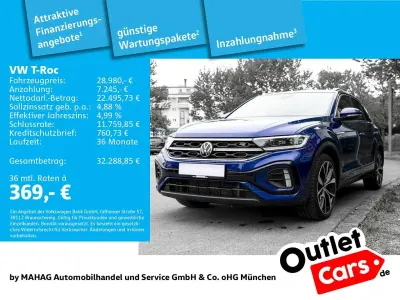Gebraucht VW T-Roc R-line 190 PS (139 kW) 2022 Blau SUV