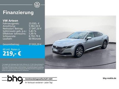 Gebraucht VW Arteon Elegance 190 PS (139 kW) 2019 Silber Kleinwagen
