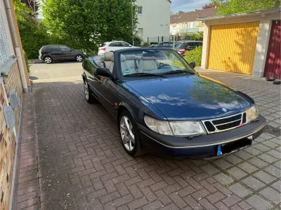 Gebraucht Saab 900 Cabriolet 150 PS (110 kW) 1996 Blau Cabrio